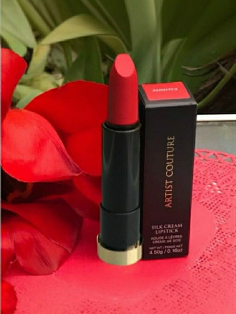 🟢3/$19! Artist Couture LE Silk Cream A Moment Lipstick in Caliente (Red) *BNIB